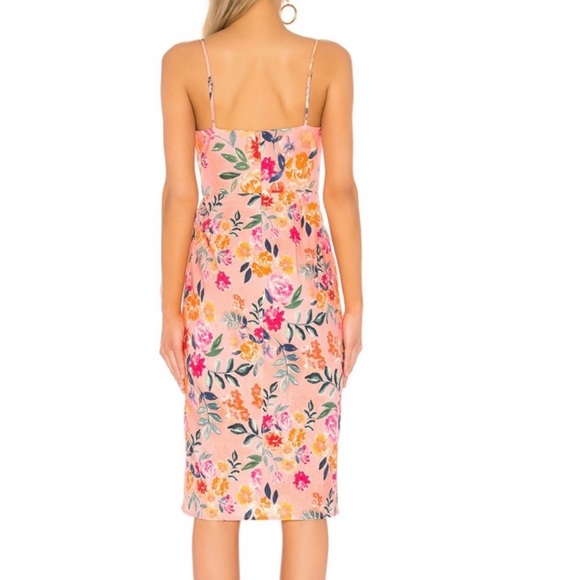 Lovers + Friends Midi Orchid Dress Sunset - Picture 2 of 8